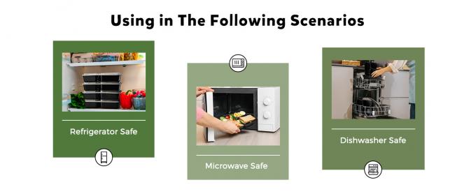 34 uncji 3 pojemniki do przygotowania posiłków 150 opakowań, 150 sztuk tac i 150 sztuk pokrywek 1