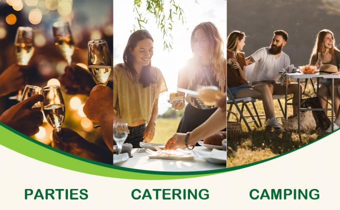 compost plastic kitchen set plates products paper wooden bamboo cutlery utensils spoon forks eating