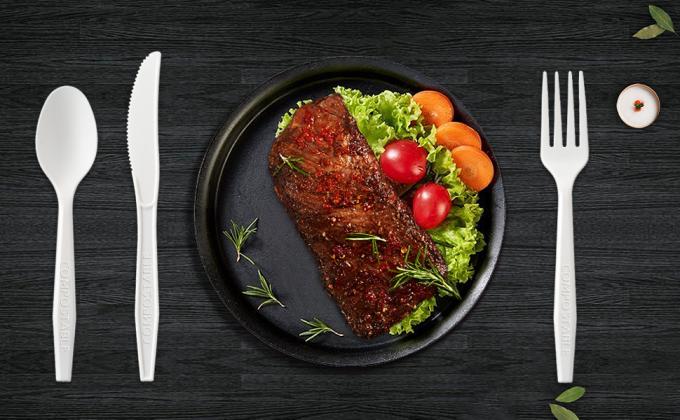 biocean cutlery plastic forks plastic spoons Plastic knives