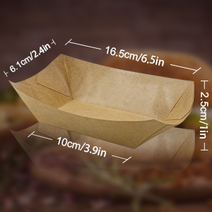 Kraft Paper Food Trays