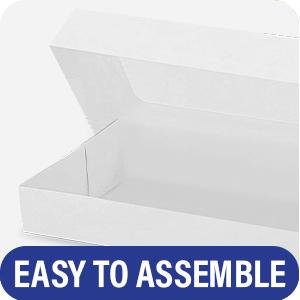 B07RXVGKCC Moretoes 24pcs 12 Inch White Bakery Boxes with Window 12x8x2.5 cookie boxes bakery boxes