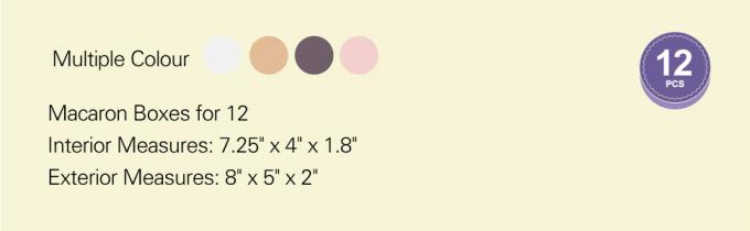Macaron Packaging Boxes with Window Kraft Macaron Boxes 12 Macaron Boxes, Macaron Gift Box for 12