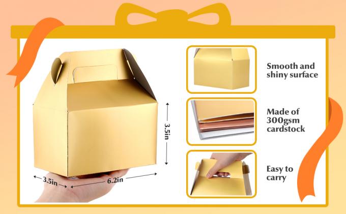 Pudełka z cukierkami, małe prezenty, pudełka z uchwytem, pudełka z deserami. 3