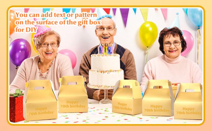 Pudełka z cukierkami, małe prezenty, pudełka z uchwytem, pudełka z deserami. 6