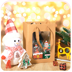 Torby z oknem 10x7x5 Torby prezentów na Dzień Matki propozycja cukierki prezent, imprezowe opakowanie prezentów 8