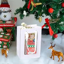 Torby z oknem 10x7x5 Torby prezentów na Dzień Matki propozycja cukierki prezent, imprezowe opakowanie prezentów 2