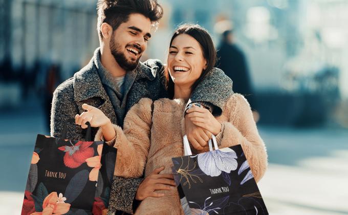 Holograficzne torebki z papieru foliowego z uchwytami, wielokrotnie używane torebki z podświetlonymi prezentami do prysznica dla dziecka, urodzin, ślubów 7