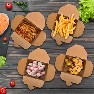 DEAYOU 100 Pack Mini Takeout Boxes Paper