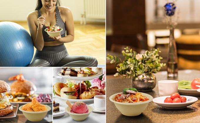 These disposable paper bowls are suitable for all kinds of hot and cold food