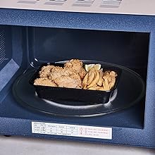 FULING 50 Pack Meal Prep Plastic Food Storage Containers With Lids To Go Lunch Prepping Boxes