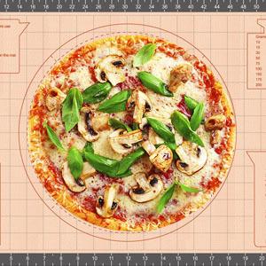 Silikonowa poduszka do piekarni, poduszka do ciastek o wymiarach 26" x 16" 4