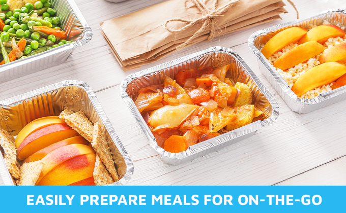 5x4?? 8x5.5?? Częstki do kropli Aluminiowa folia Pojemniki żywnościowe Jednorazowe Częstki do jedzenia z przejrzystymi pokrywami przyjazne dla środowiska i podlegające recyklingowi 8