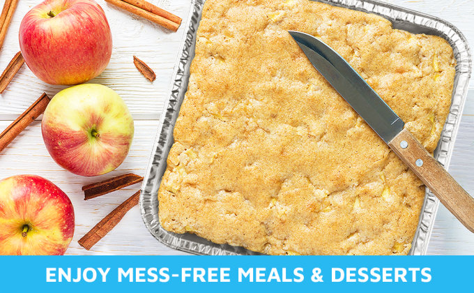 9 X 9 Ciasto z puszki do grilla, pieca toster, przygotowywania posiłków, pieczenia, na wynos. 4