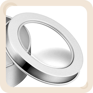 4 uncje Aluminiowe puszki 120 ml Śrubkowy nakrętki Metalowe puszki do przechowywania przypraw, cukierków, balsam do ust, świece 4