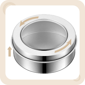 4 uncje Aluminiowe puszki 120 ml Śrubkowy nakrętki Metalowe puszki do przechowywania przypraw, cukierków, balsam do ust, świece 6