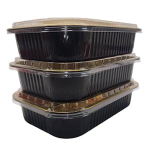 11x7 Inch Heavy Duty Pieczeniowe folia patelnie do domowych ciast i i przedszkola - Oven bezpieczny duży pojemnik patelny 1