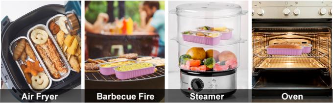 Pansy z pokrywkami z folii aluminiowej Mini Pansy do ciastek, prostokątne puszki do piekarni pojemniki do chleba z ciastkami 1