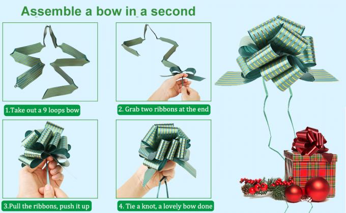 red bows christmas decorations