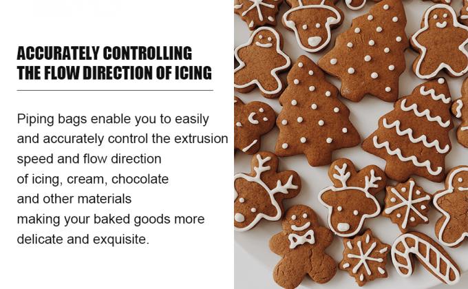 Worki z rurami, worki z ciastkami 12 cali 100 sztuk, jednorazowe worki z rurami z lodem 1