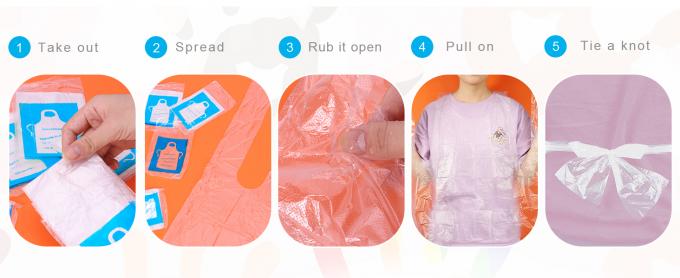 Prześcieradło, prześcieradło z zszywkami, opakowanie pudełkowe Prześcieradło jednorazowe Restauracja Pakiet indywidualny Kieszonkowe prześcieradła sanitarne 3