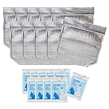 izolowany worek do lunchu z zamkiem i uchwytem, wielokrotnie używalne torby chłodnie i cieplne, torebka chłodniejsza, gorąca i zimna, idealna do kanapki 4