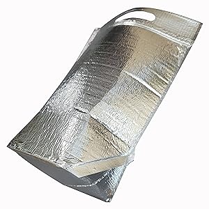 izolowany worek do lunchu z zamkiem i uchwytem, wielokrotnie używalne torby chłodnie i cieplne, torebka chłodniejsza, gorąca i zimna, idealna do kanapki 5