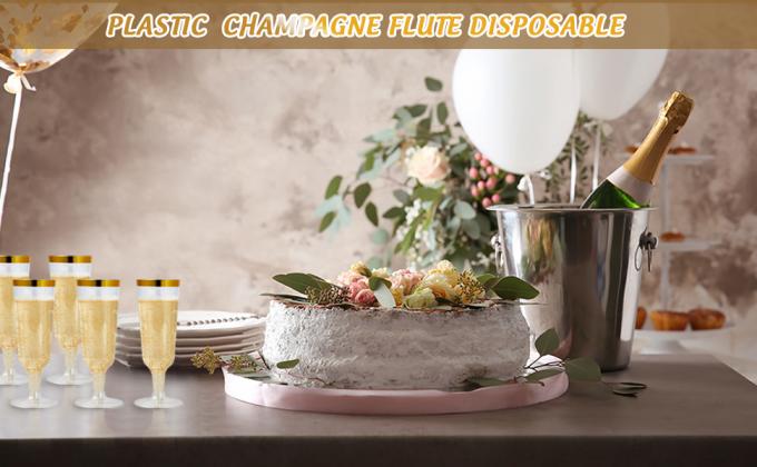 plastic champagne flutes