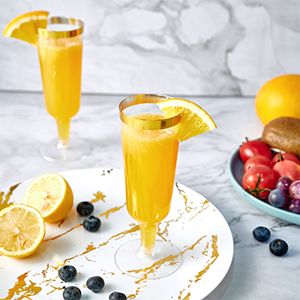 plastic champagne flutes