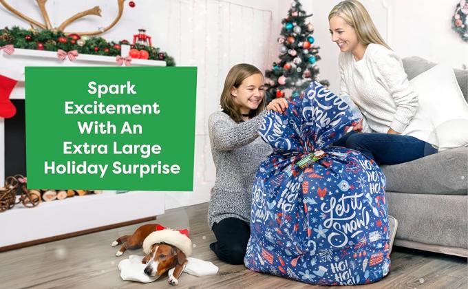 Large Christmas Gift Bags Wrapping Giant Gift Bags