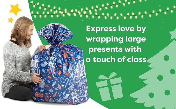 Large Christmas Gift Bags Wrapping Giant Gift Bags