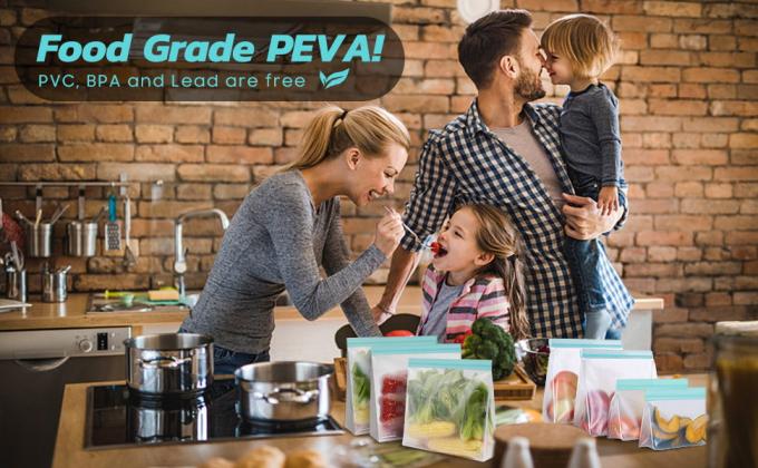 silicone bags reusable storage silicone food storage