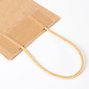Kraft Paper Bags Recyclable Brown Wine Bags Paper Gift Bags Retail Bags Shipping Bags With Handles
