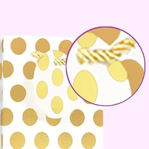 Metalowa folia Polka Dots Wińska torebka podarunkowa Masy papierowe z recyklingu Wińskie torebki z nosicielem Tote torebki podarunkowe, pakowanie prezentów na imprezy 1