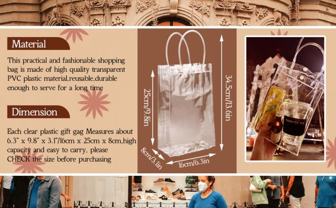 high quality transparent PVC plastic material,reusable,durable