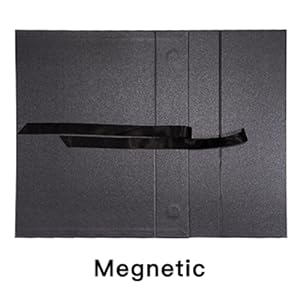 Pudełko prezentów z satynową wstążką, 14x9x4.5 cali Składane pudełko prezentów z zamknięciem magnetycznym na imprezę, wesele, opakowanie prezentów 5