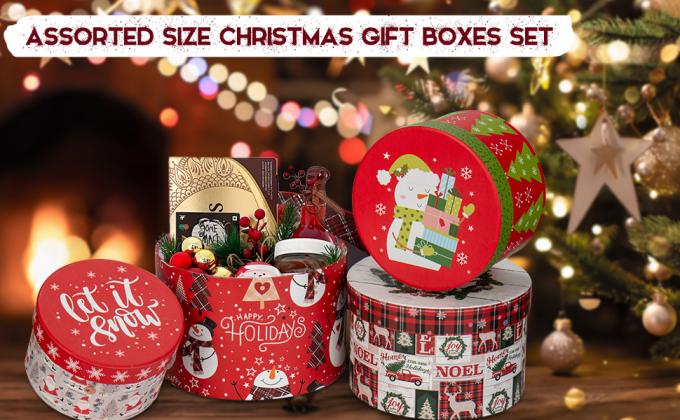 Christmas gift boxes set
