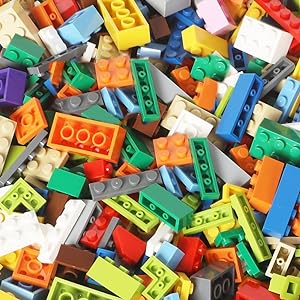 SHIYIJIA bead organizer storage containers tackle box craft tray With 400 Gram Building Blocks