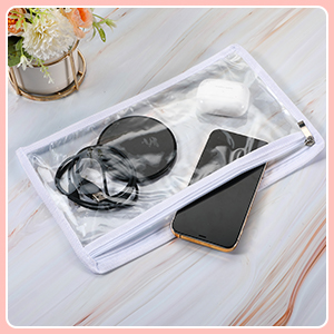 Zamknięte torebki ołówki torebki makijażu PVC torebki koperty foldery przechowywanie wielofunkcyjne torebki plik dokumentów organizować 2