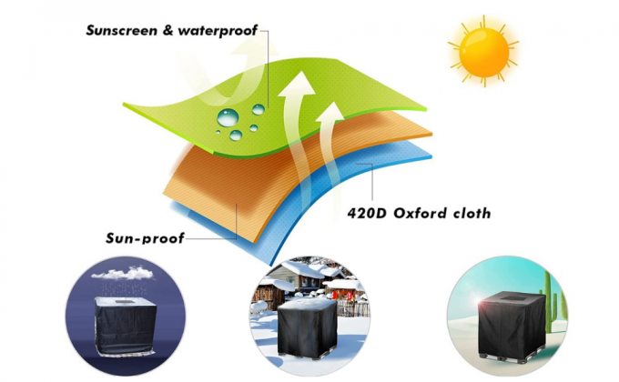 Zipper IBC Tote Cover ibc tote cover heavy duty water storage tank cover water tank cover